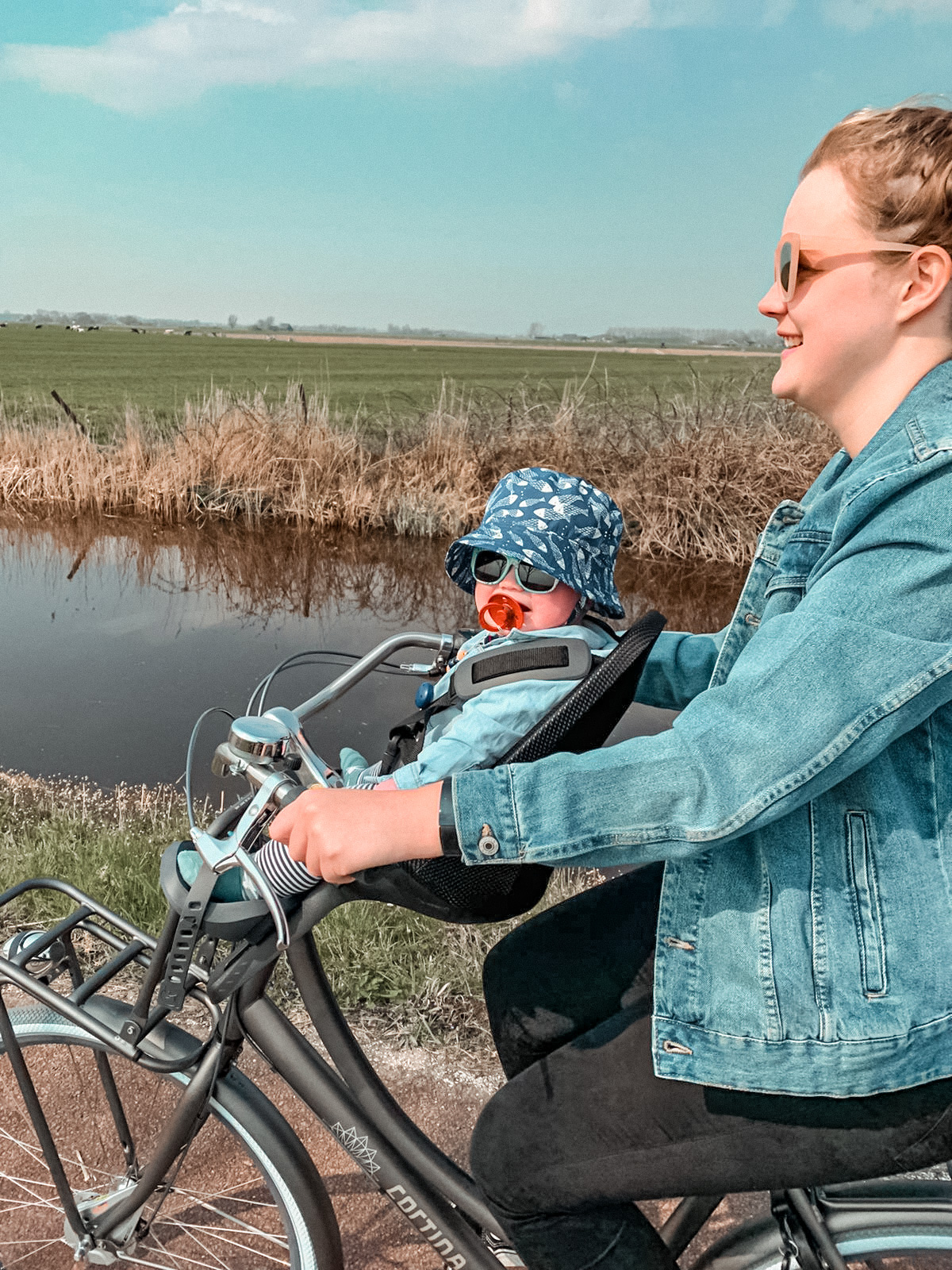 lente buiten fietsen
